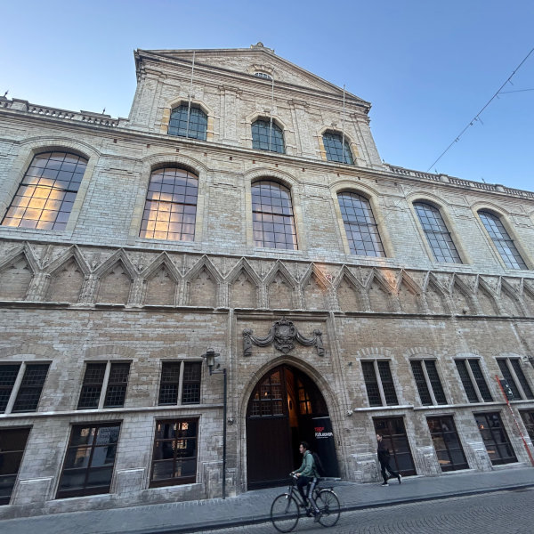 Large sandstone building