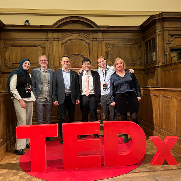 The six speakers with the letters